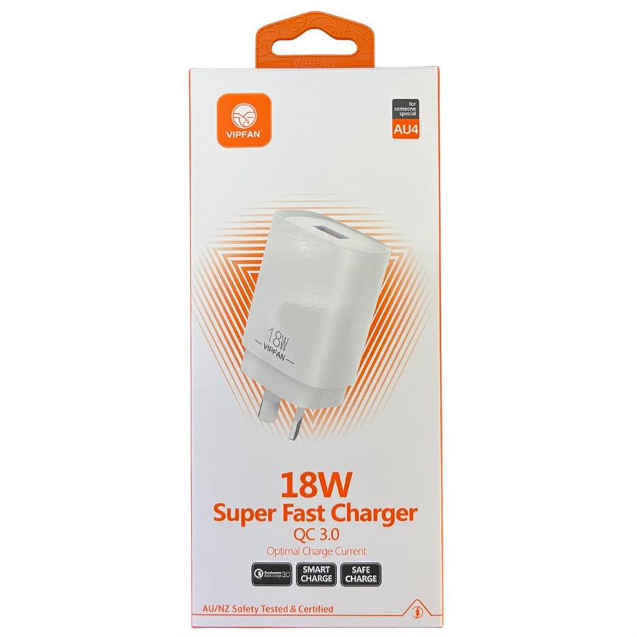 Cargador 18w carga rapida usb A