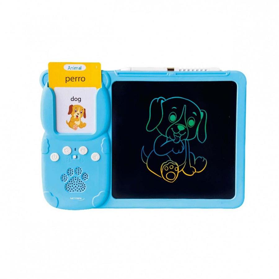 PIZARRA MAGICA NM-PM102-B C/TARJETAS DIDACTICAS AZUL NETMAK