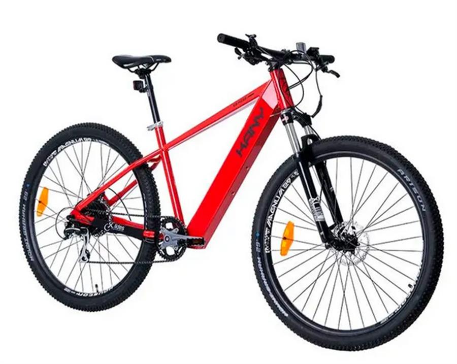 BICICLETA ELÉCTRICA EPAC KANY ROD 29 - EB-M290 (ARG) - COLOR ROJA - CASCO INCLUIDO